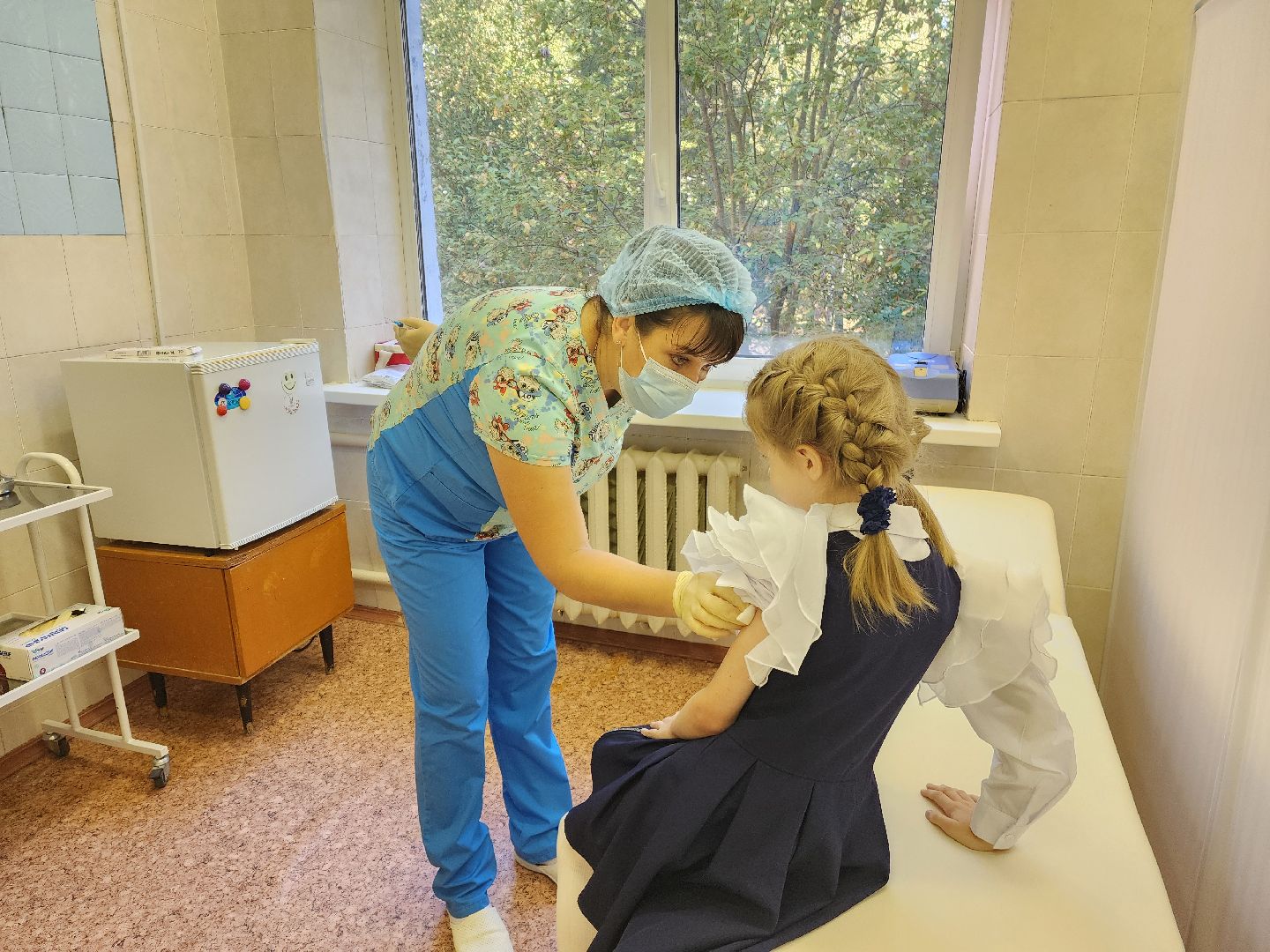 красноармейск, городской округ пушкинский, прививка от гриппа, профилактическая кампания,