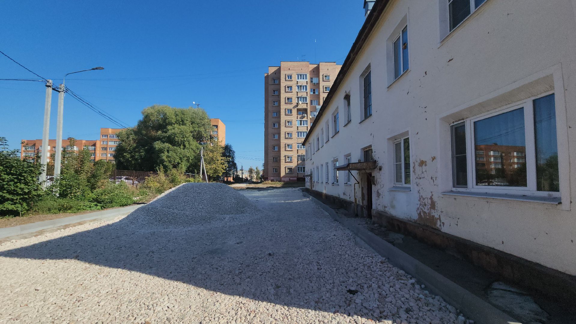 егорьевск, благоуйстройство, двор, парковка, тротуар,