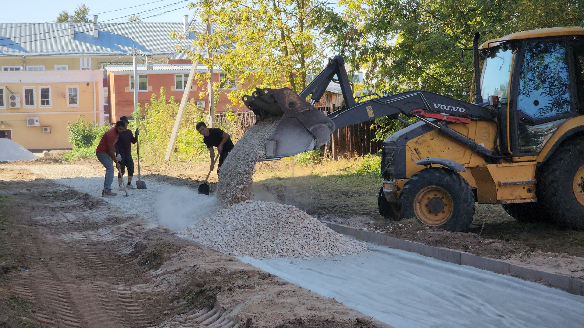 егорьевск, благоуйстройство, двор, парковка, тротуар,