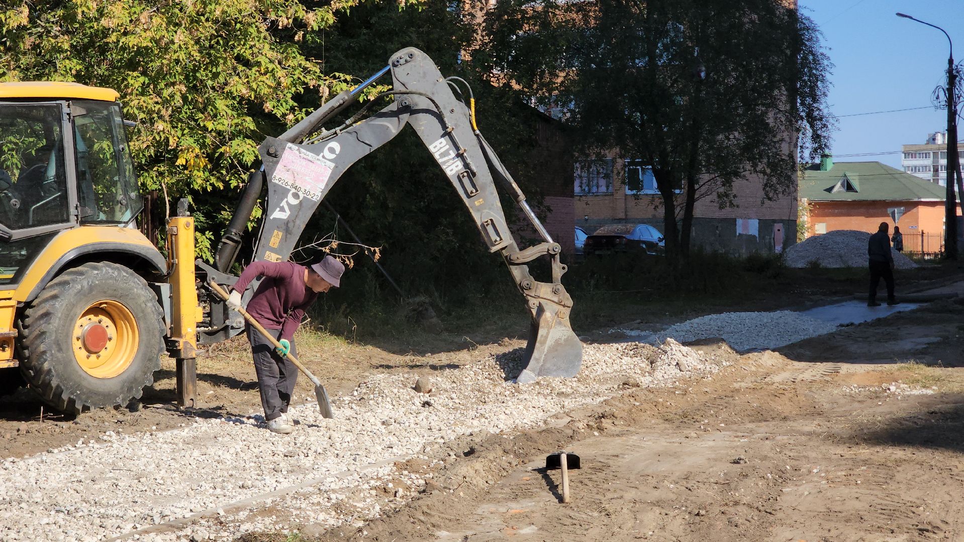 егорьевск, благоуйстройство, двор, парковка, тротуар,