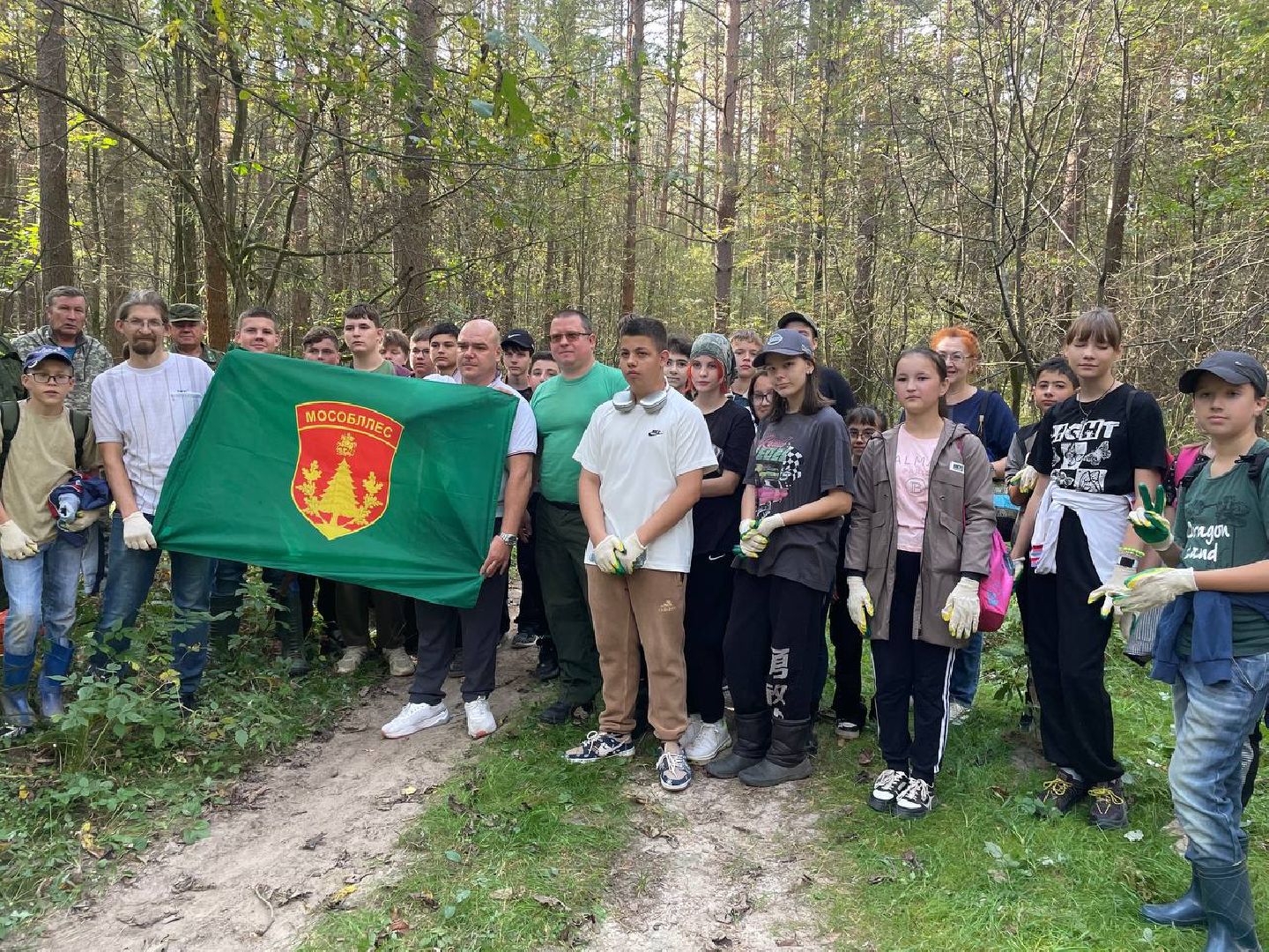 Дмитров, Акция День в лесу, Орудьевское школьное лесничество,