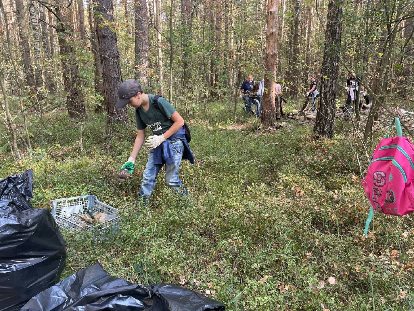 Дмитров, Акция День в лесу, Орудьевское школьное лесничество,