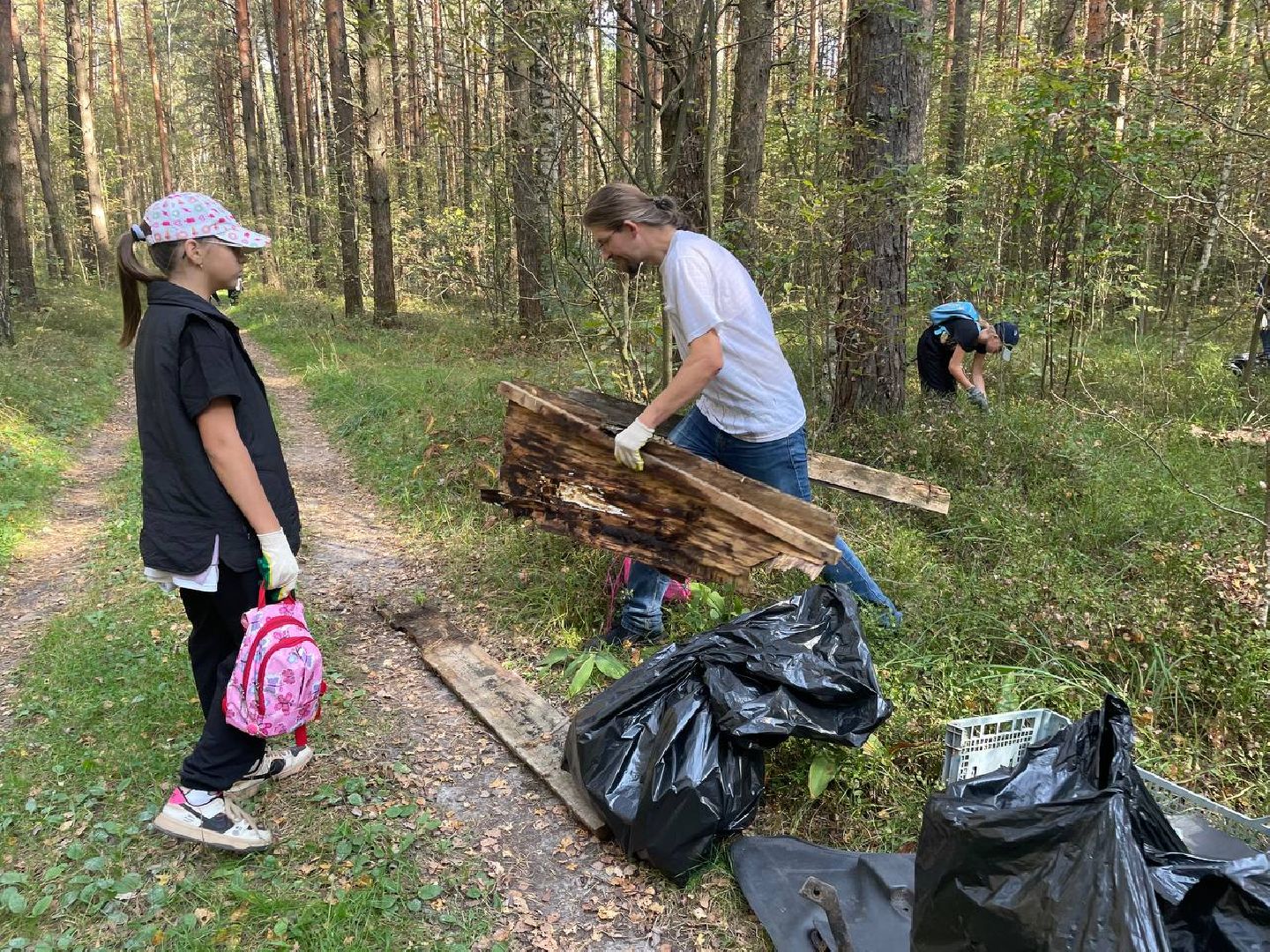 Дмитров, Акция День в лесу, Орудьевское школьное лесничество,