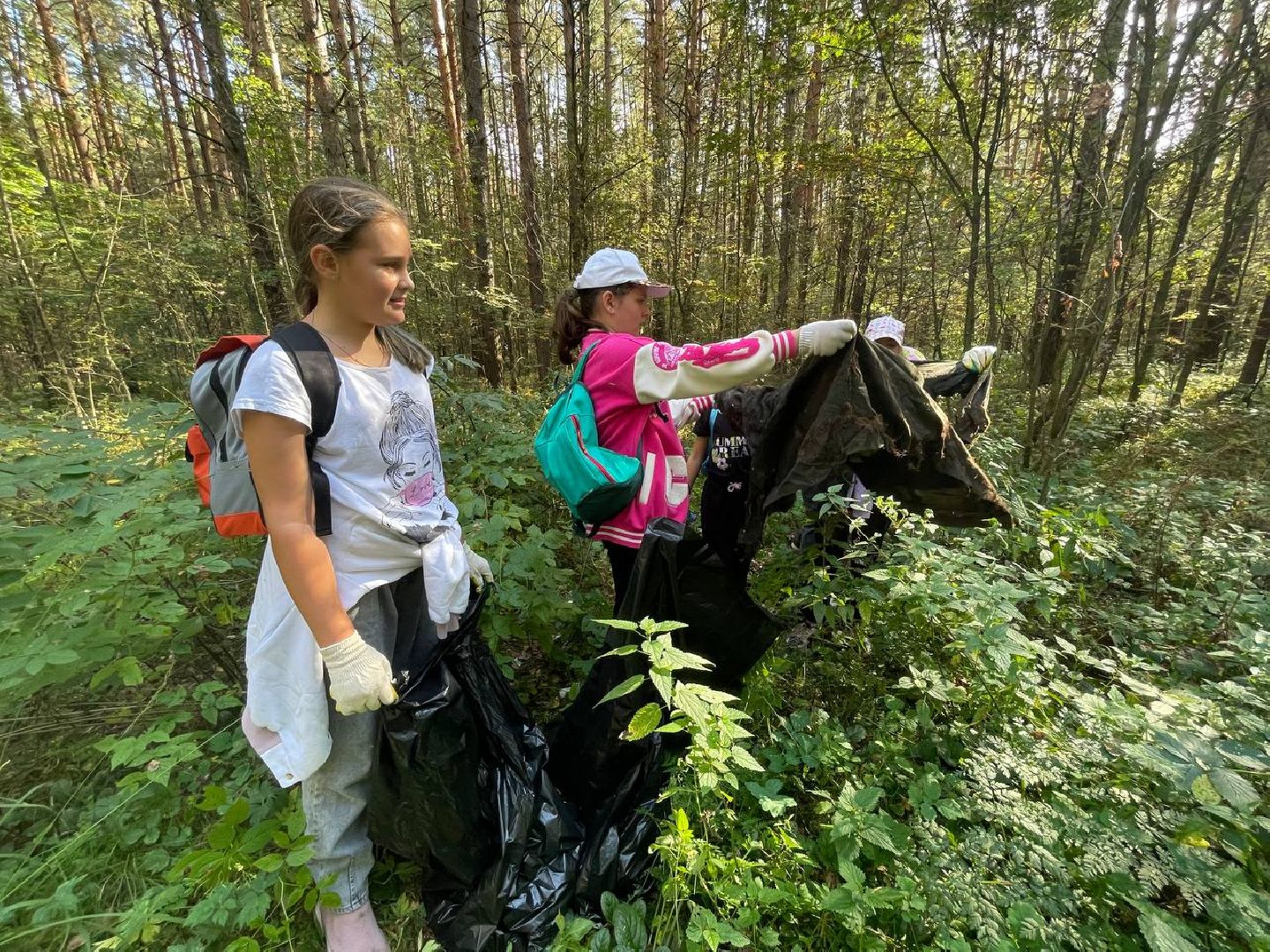 Дмитров, Акция День в лесу, Орудьевское школьное лесничество,