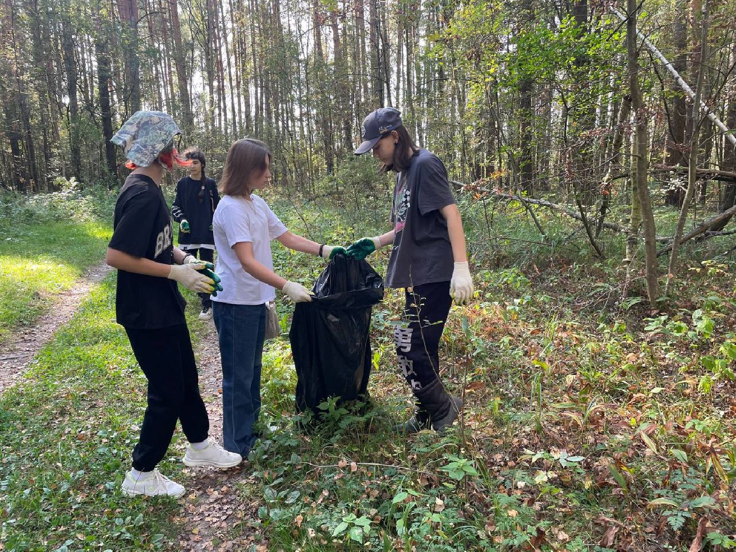 Дмитров, Акция День в лесу, Орудьевское школьное лесничество,
