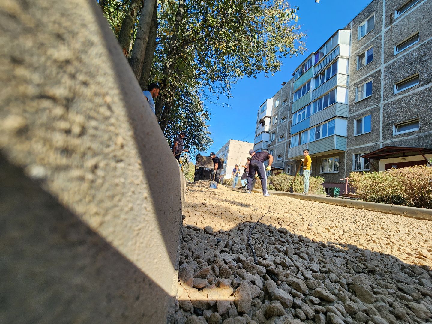 благоустройство, поселок володарского, благоустройство дворовых территорий, володарка улица зеленая, благоустройство в ленинском округе,кбдт в поселке володарского,