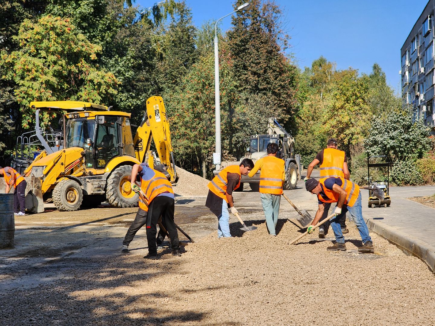 благоустройство, поселок володарского, благоустройство дворовых территорий, володарка улица зеленая, благоустройство в ленинском округе,кбдт в поселке володарского,