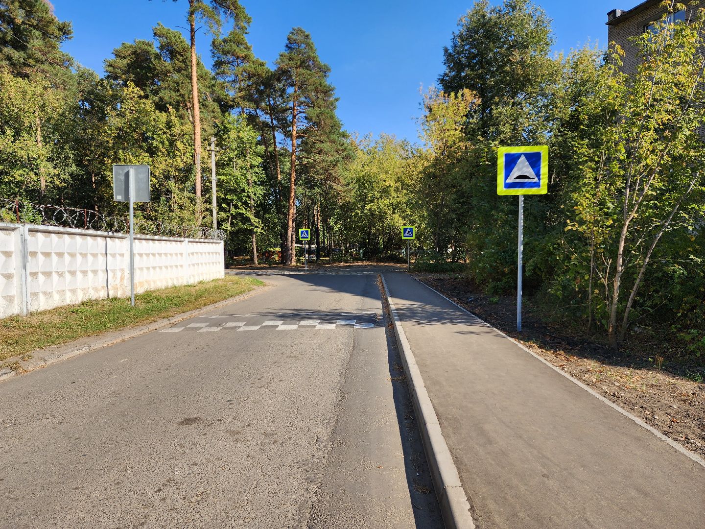 раменское, дороги, пешеходный путь от детского сада к школе,