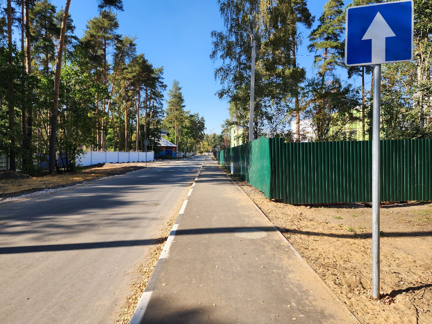 раменское, дороги, пешеходный путь от детского сада к школе,