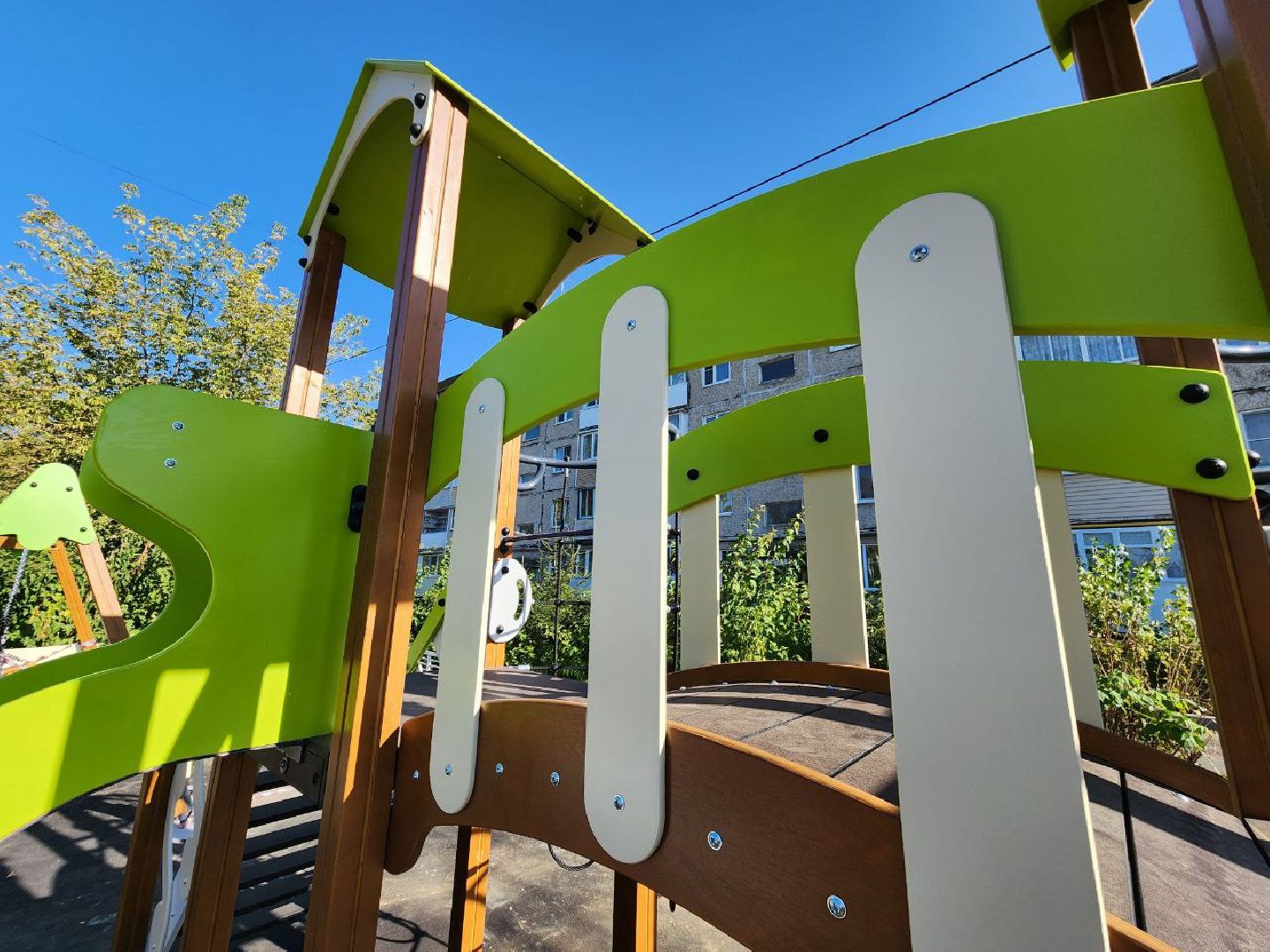 можайск, можайский городской округ, подмосковье, детские площадки, модернизация детских площадок, наше подмосковье, обновление игровых комплексов, губернаторская программа,