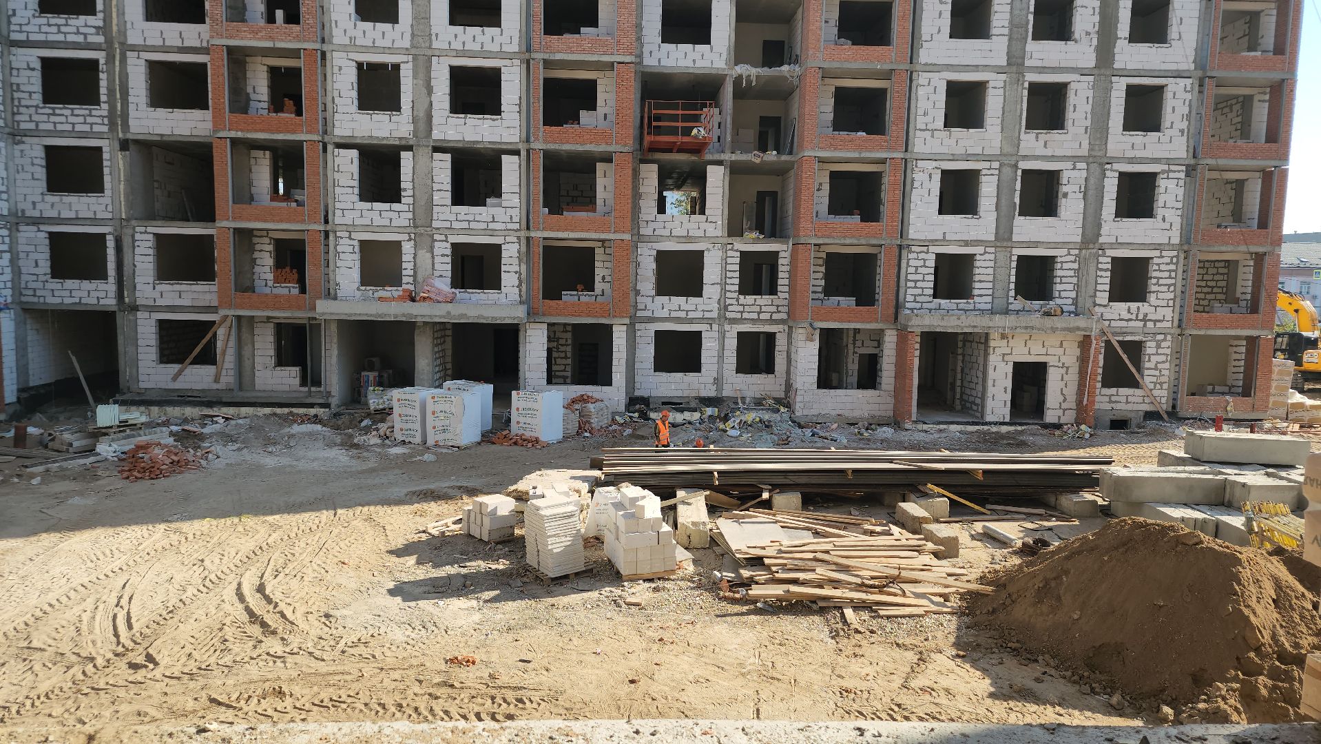 строительство, переселение из аварийного жилья, строительство домов для переселенцев, Старая Купавна, Богородской городской округ,