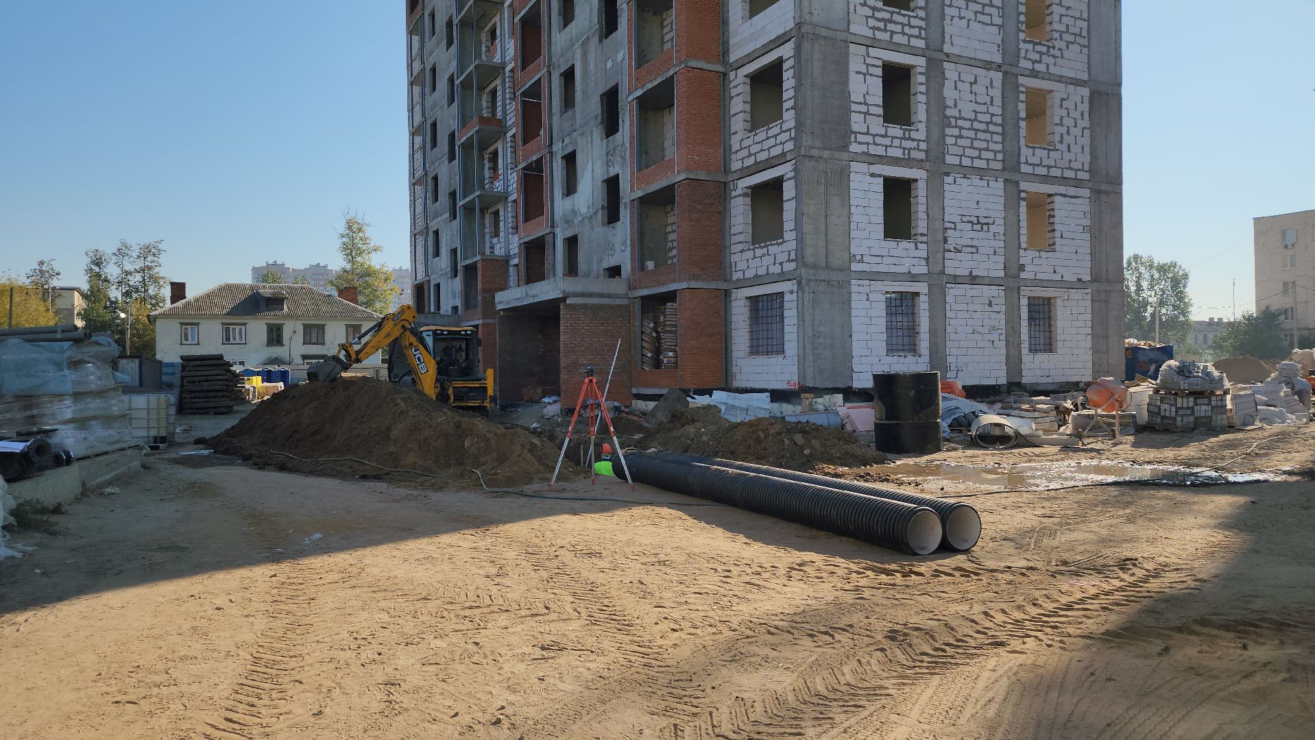 строительство, переселение из аварийного жилья, строительство домов для переселенцев, Старая Купавна, Богородской городской округ,