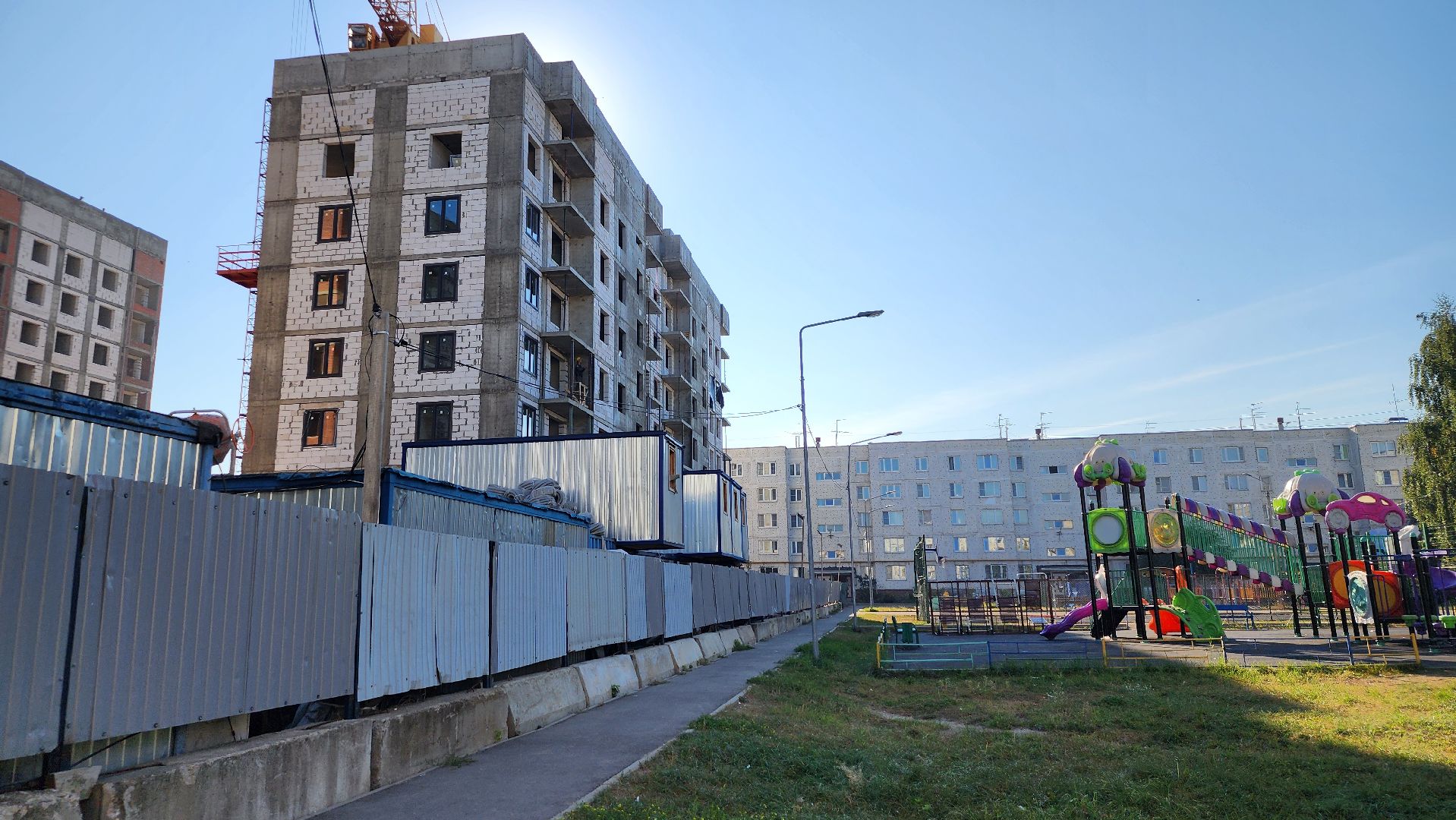 строительство, переселение из аварийного жилья, строительство домов для переселенцев, Старая Купавна, Богородской городской округ,