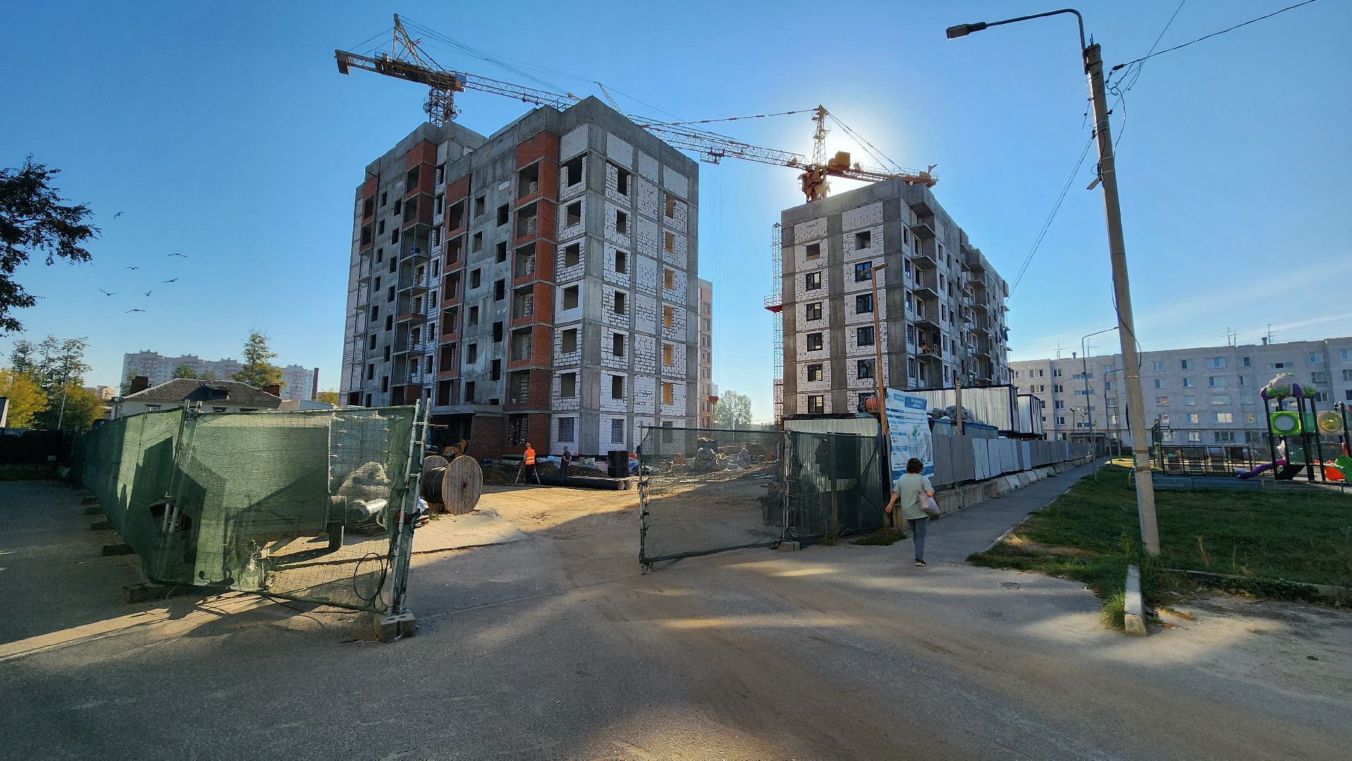 строительство, переселение из аварийного жилья, строительство домов для переселенцев, Старая Купавна, Богородской городской округ,