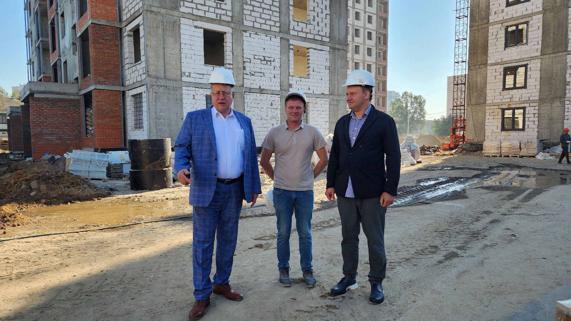 строительство, переселение из аварийного жилья, строительство домов для переселенцев, Старая Купавна, Богородской городской округ,