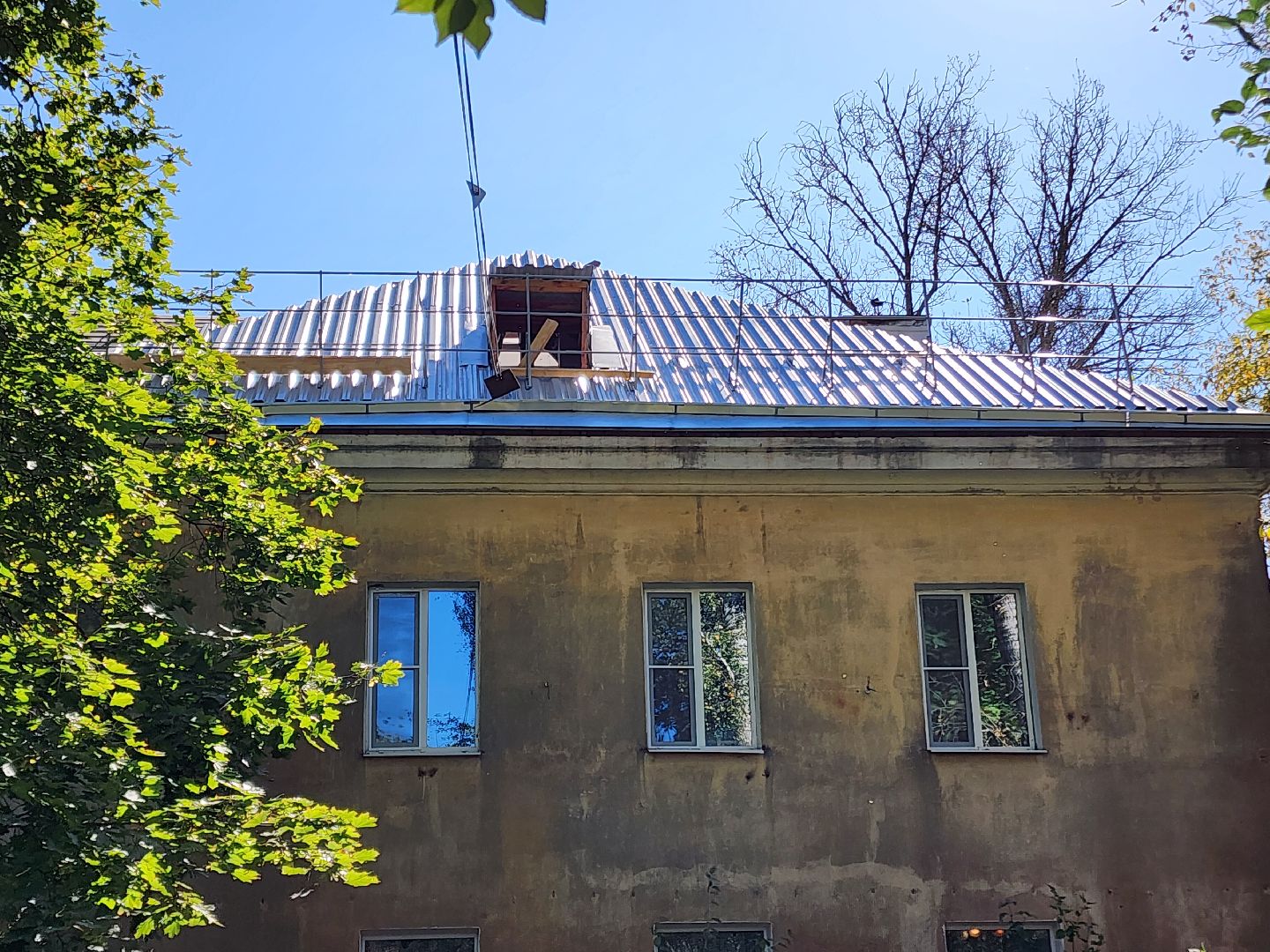 Чехов, улица Ильича, многоквартирный дом, МКД, ремонт кровли, реконструкция крыши, гидроизоляция, теплоизоляция, региональная программа Московской области, Фонд капремонта Московской области,