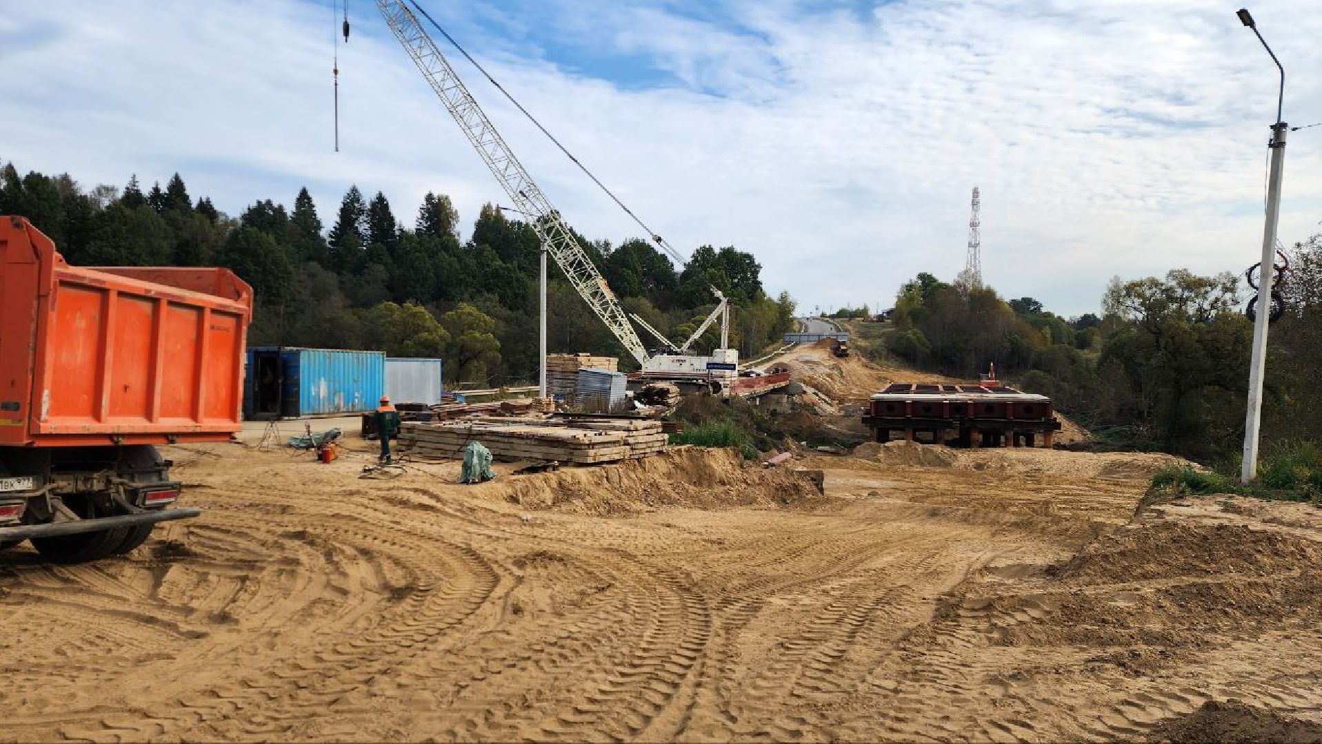 дороги, ремонт моста,