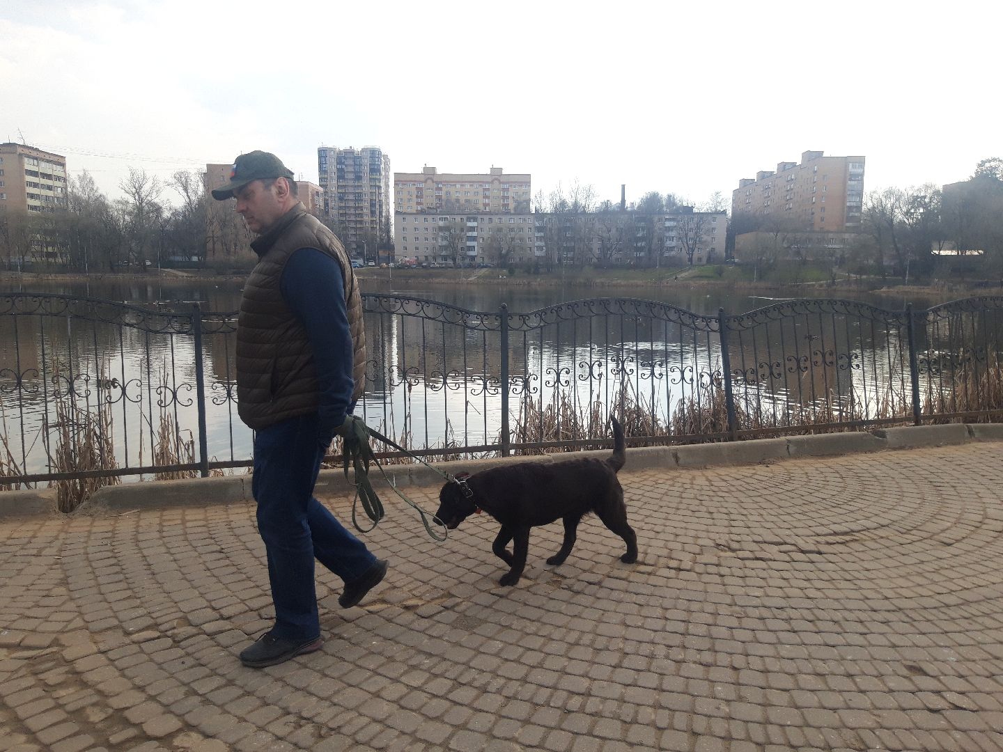 озеро, дети, пенсионеры,