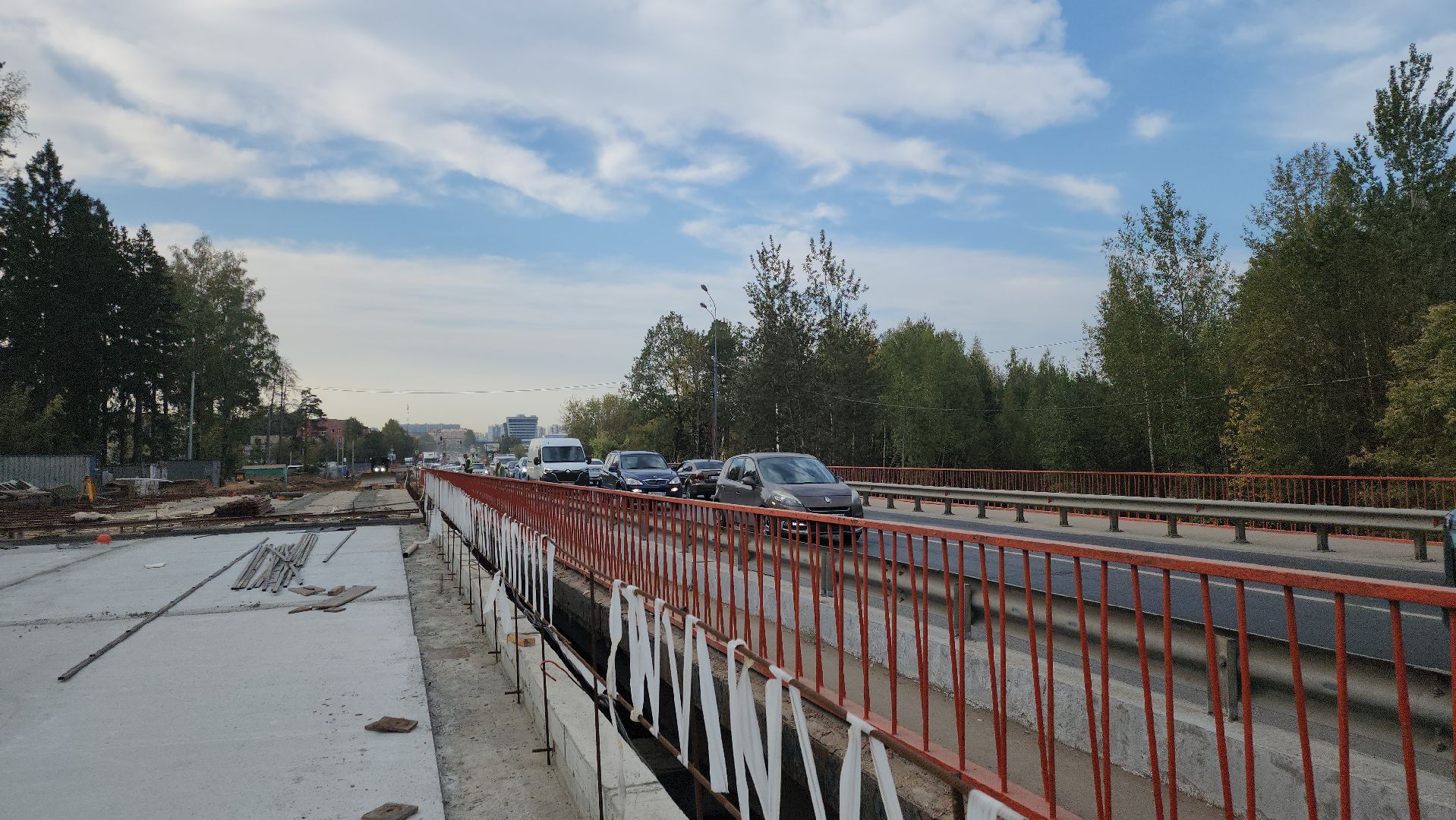 пироговское шоссе, реконструкция шоссе,