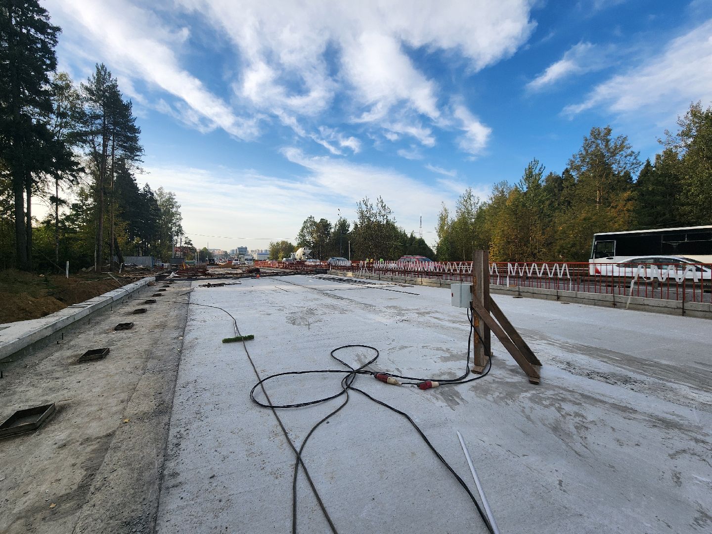 пироговское шоссе, реконструкция шоссе,