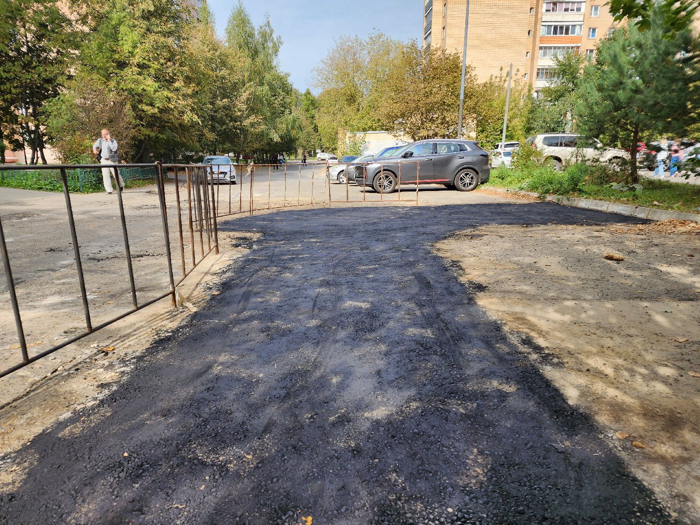 Чехов, улица Чехова, портал Добродел, обращения жителей, ямочный ремонт, дорожный ремонт, парковка, проезд, губернатор московской области,