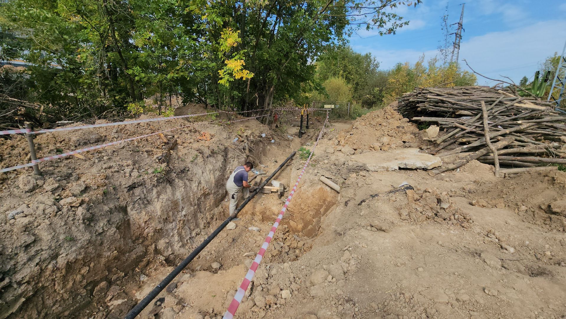 Переход через ЖД, Лобня, Строительство,