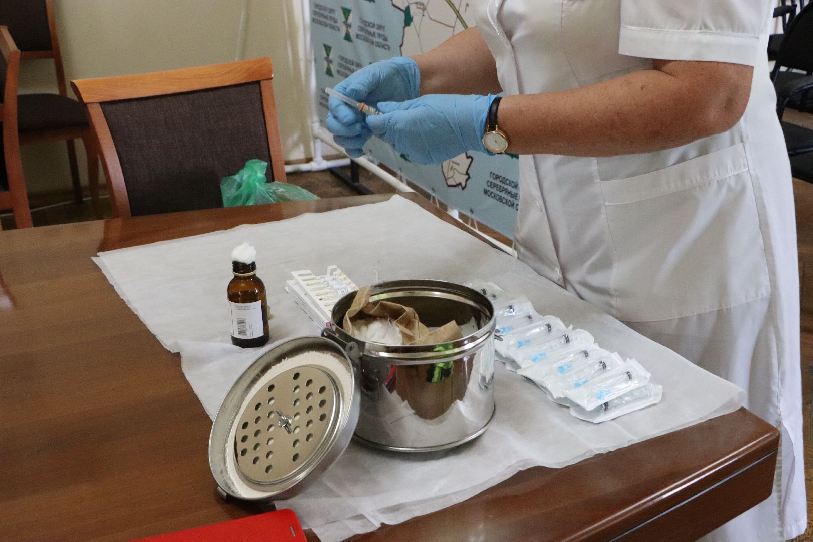 здравоохранение МО, медицина, вакцинация, прививка от гриппа,