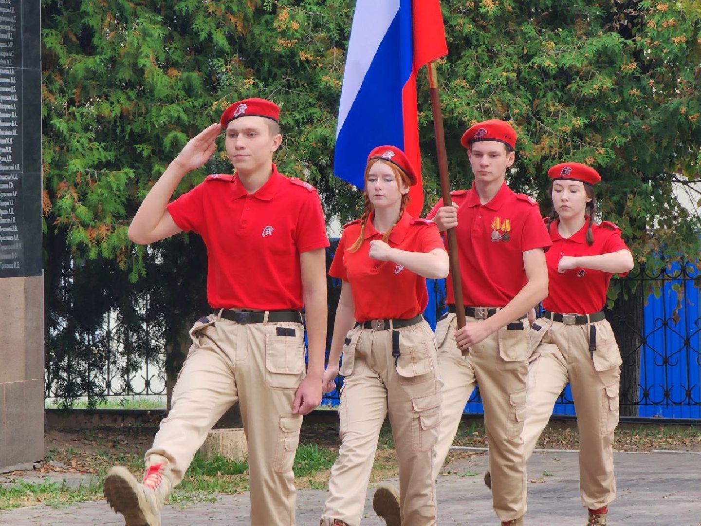 можайск, можайский городской округ, подмосковье, юнармия, всероссийское военно-патриотическое движение, школьники, дети, юные патриоты, торжественная церемония, вступление в ряды юнармии,