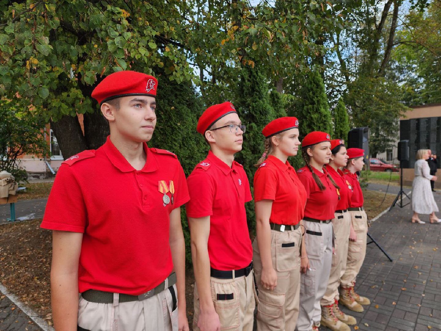 можайск, можайский городской округ, подмосковье, юнармия, всероссийское военно-патриотическое движение, школьники, дети, юные патриоты, торжественная церемония, вступление в ряды юнармии,