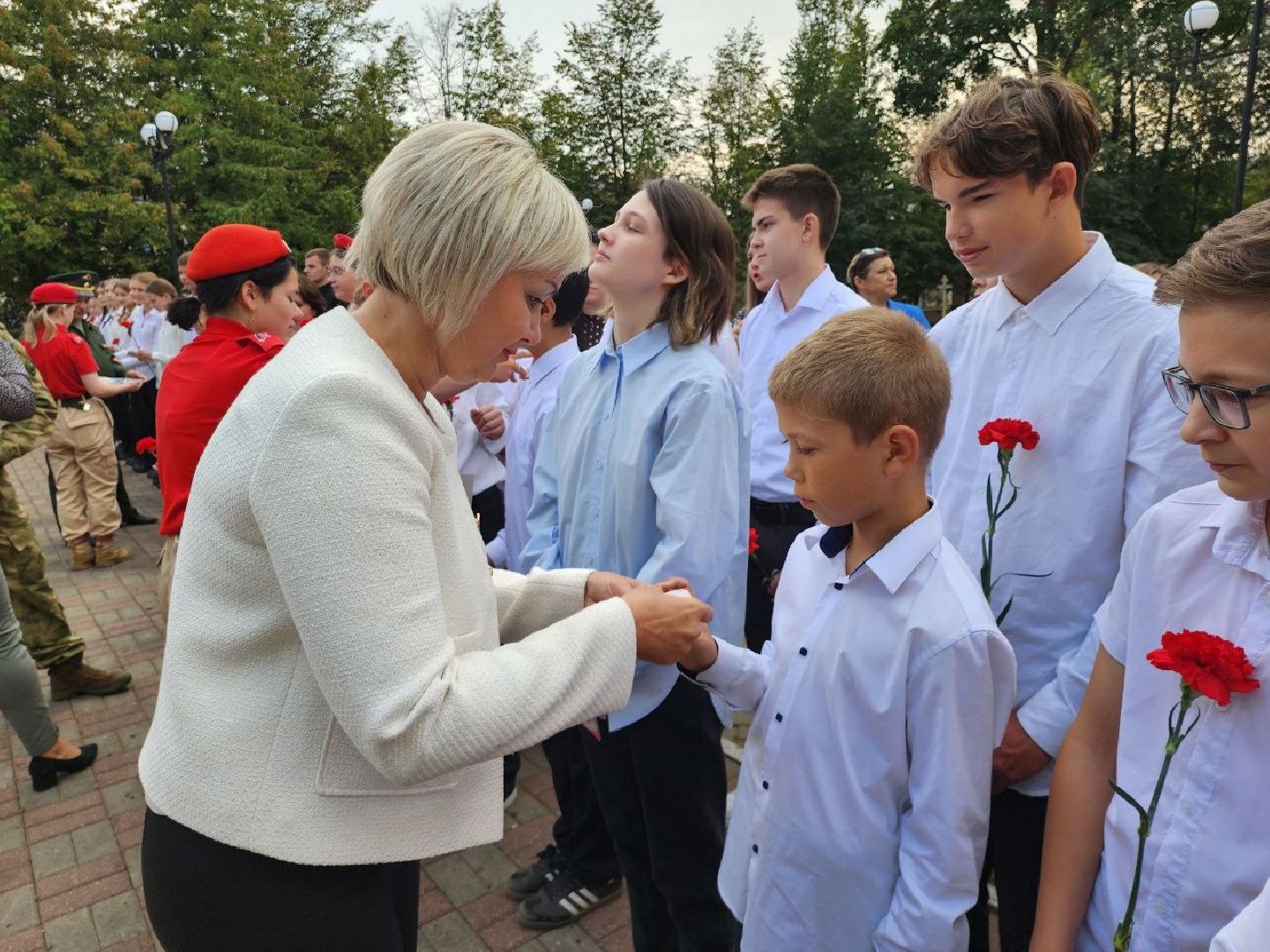 можайск, можайский городской округ, подмосковье, юнармия, всероссийское военно-патриотическое движение, школьники, дети, юные патриоты, торжественная церемония, вступление в ряды юнармии,