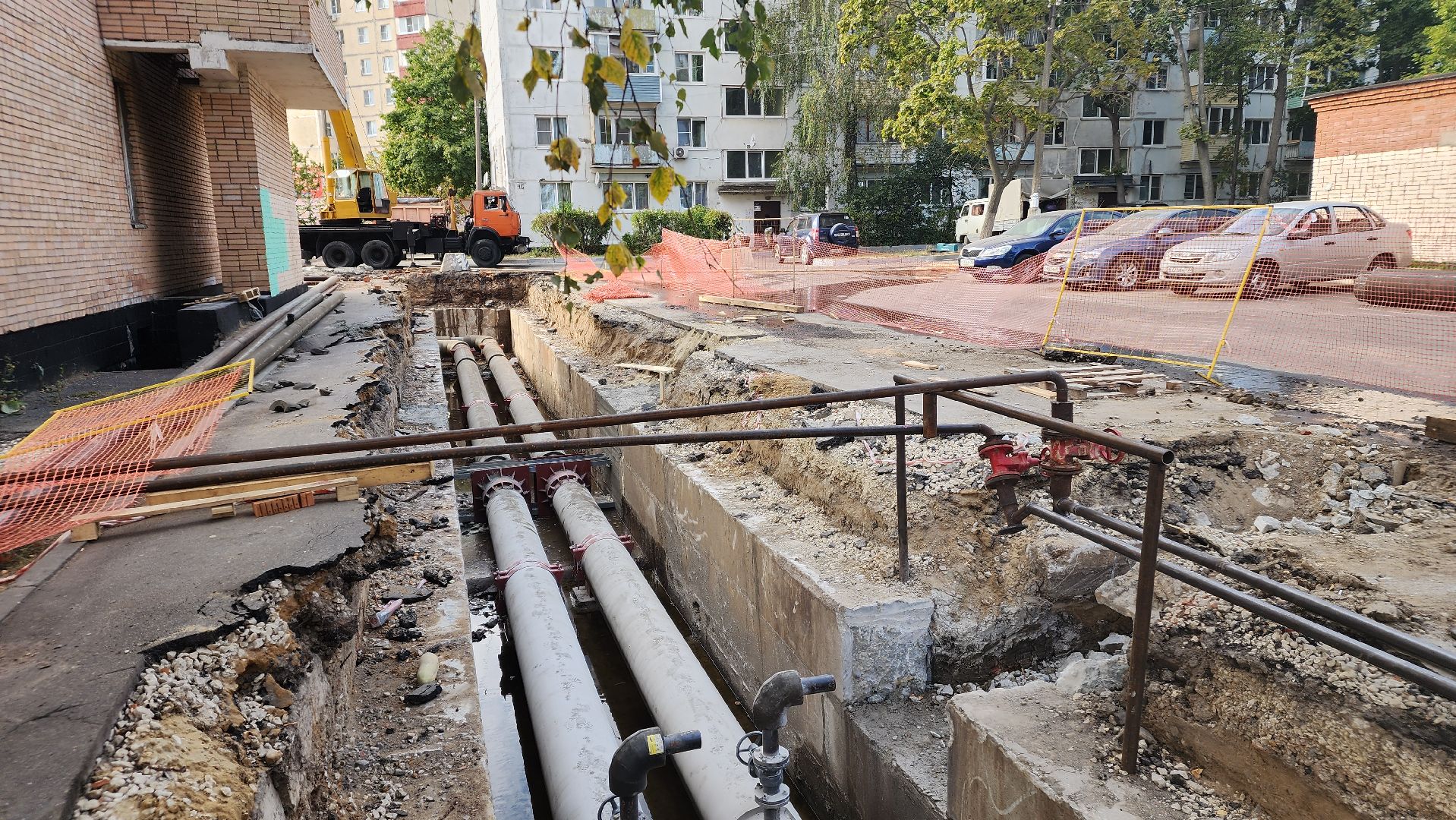 ступино, благоустройство 2024, ремонт теплотрассы,