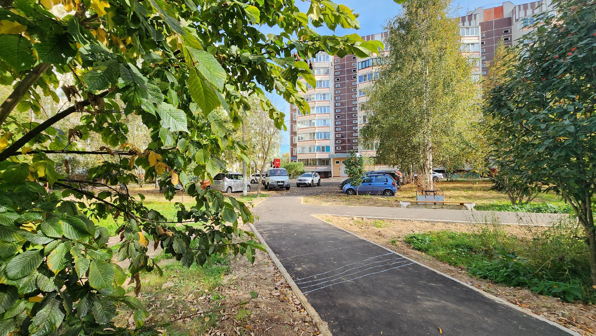 Солнечногорск, Военный городок, благоустройство двора, благоуйстройство,