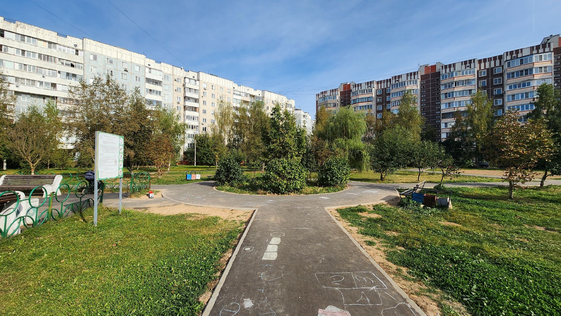 Солнечногорск, Военный городок, благоустройство двора, благоуйстройство,