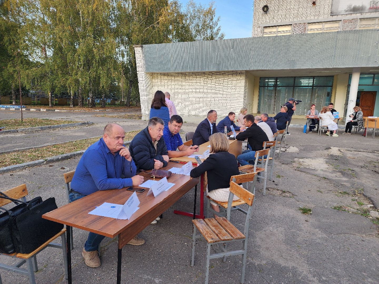 Чехов, деревня Алексеевка, поселок Чернецкое, выездная администрация, встреча с жителями, обращения жителей, благоустройство, улица Победы,