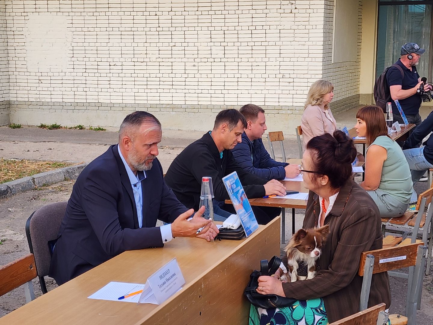 Чехов, деревня Алексеевка, поселок Чернецкое, выездная администрация, встреча с жителями, обращения жителей, благоустройство, улица Победы,