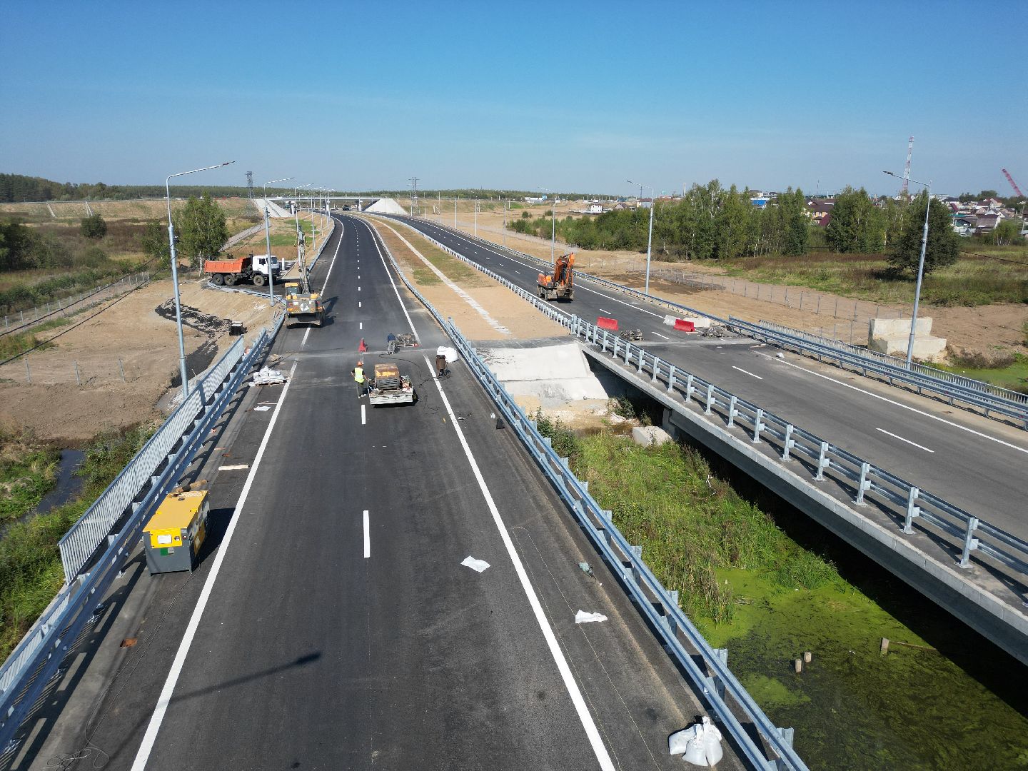 видео с коптера, м5, трасса,