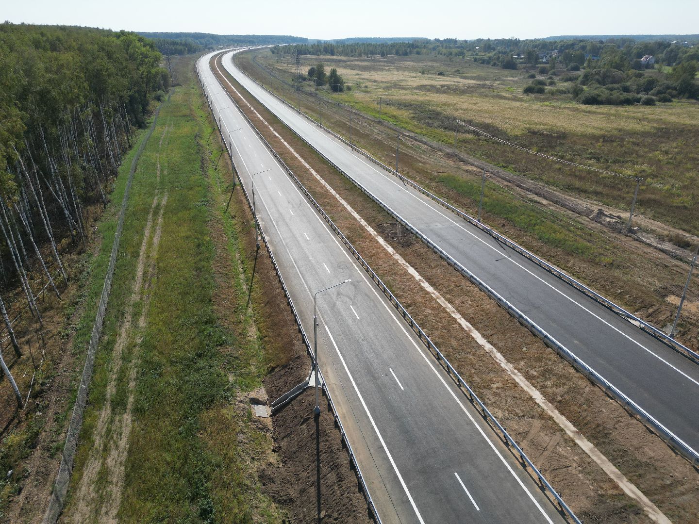 видео с коптера, м5, трасса,