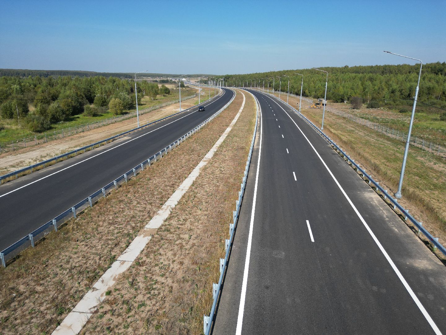 видео с коптера, м5, трасса,