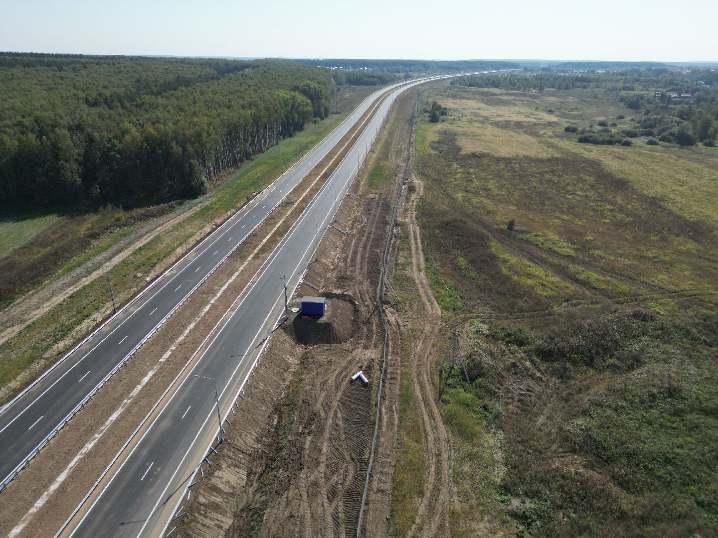 видео с коптера, м5, трасса,
