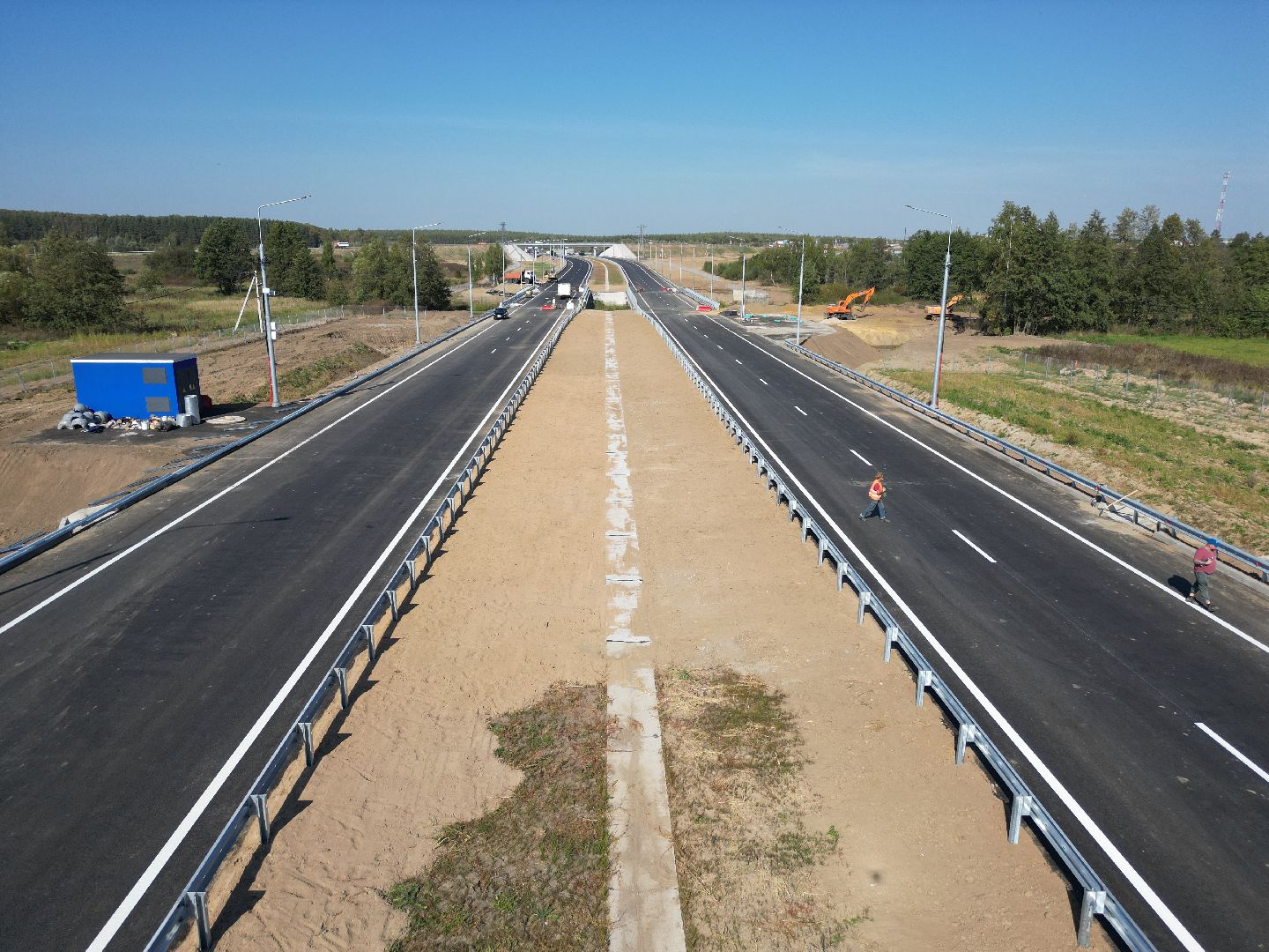 видео с коптера, м5, трасса,