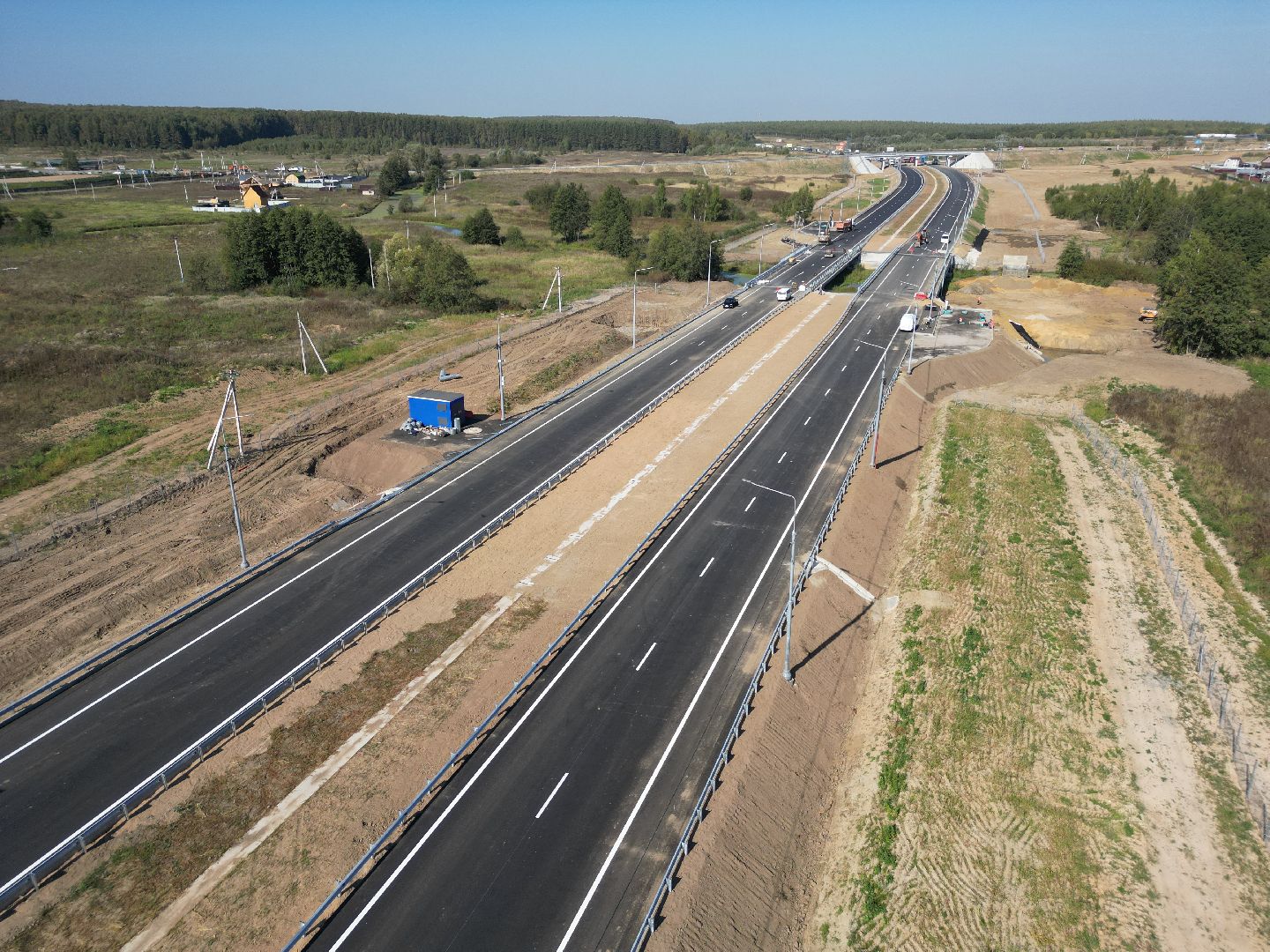 видео с коптера, м5, трасса,