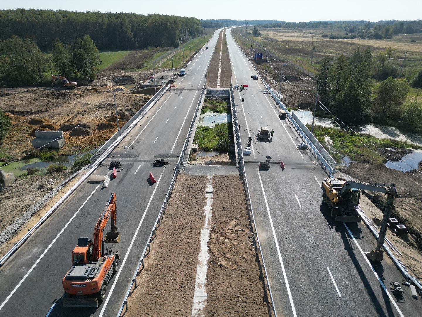 видео с коптера, м5, трасса,