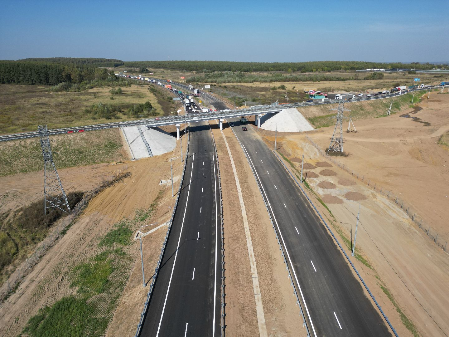 видео с коптера, м5, трасса,