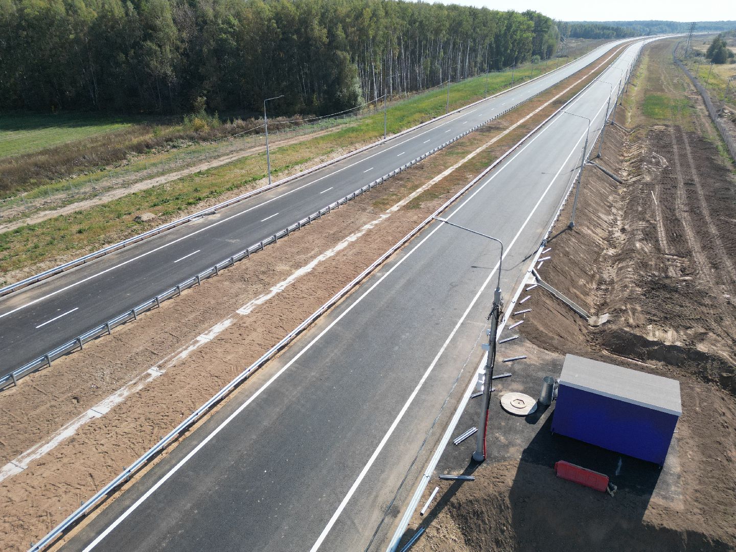 видео с коптера, м5, трасса,