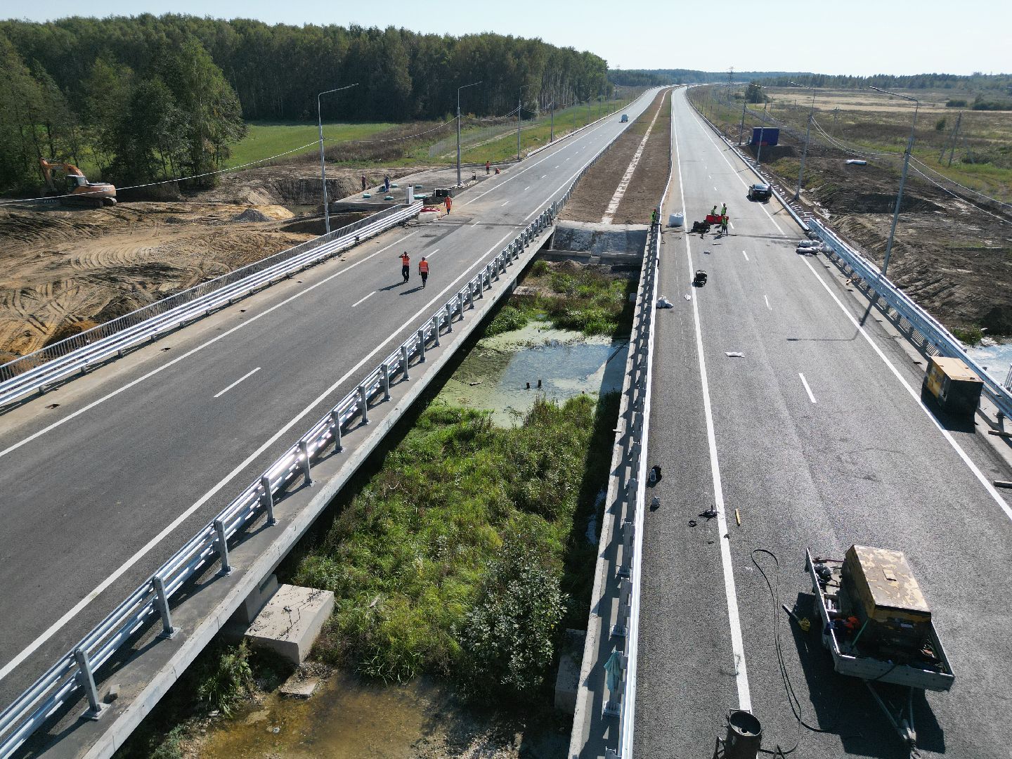 видео с коптера, м5, трасса,