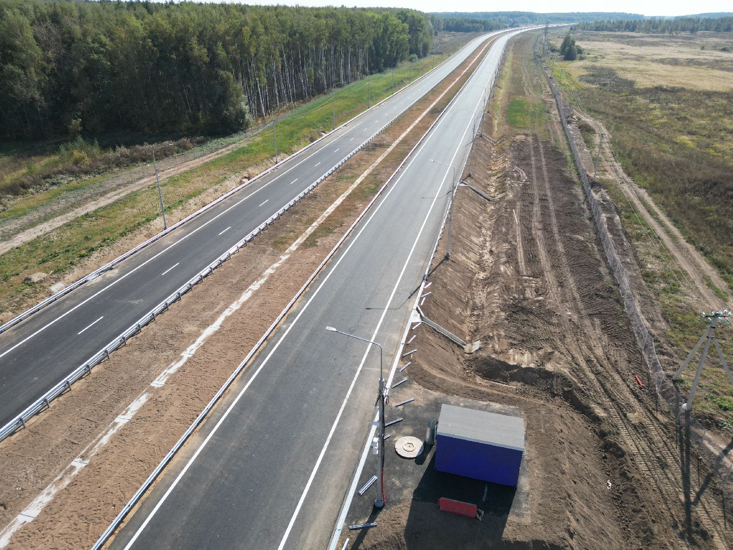 видео с коптера, м5, трасса,