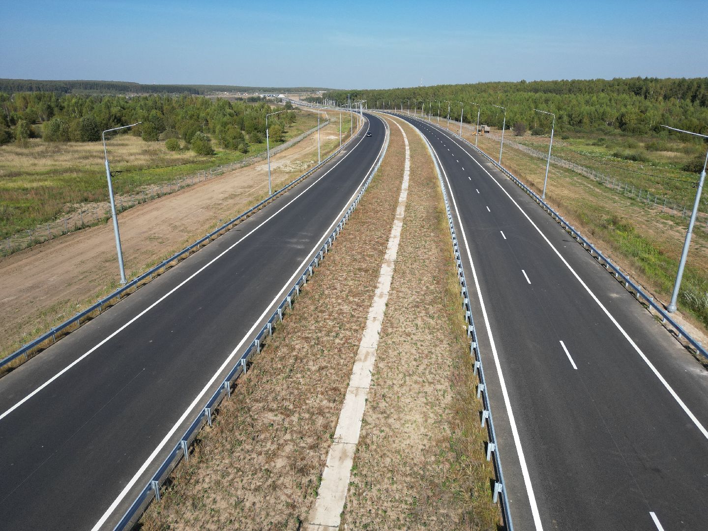видео с коптера, м5, трасса,
