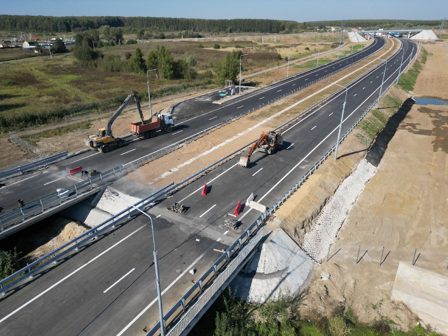 видео с коптера, м5, трасса,