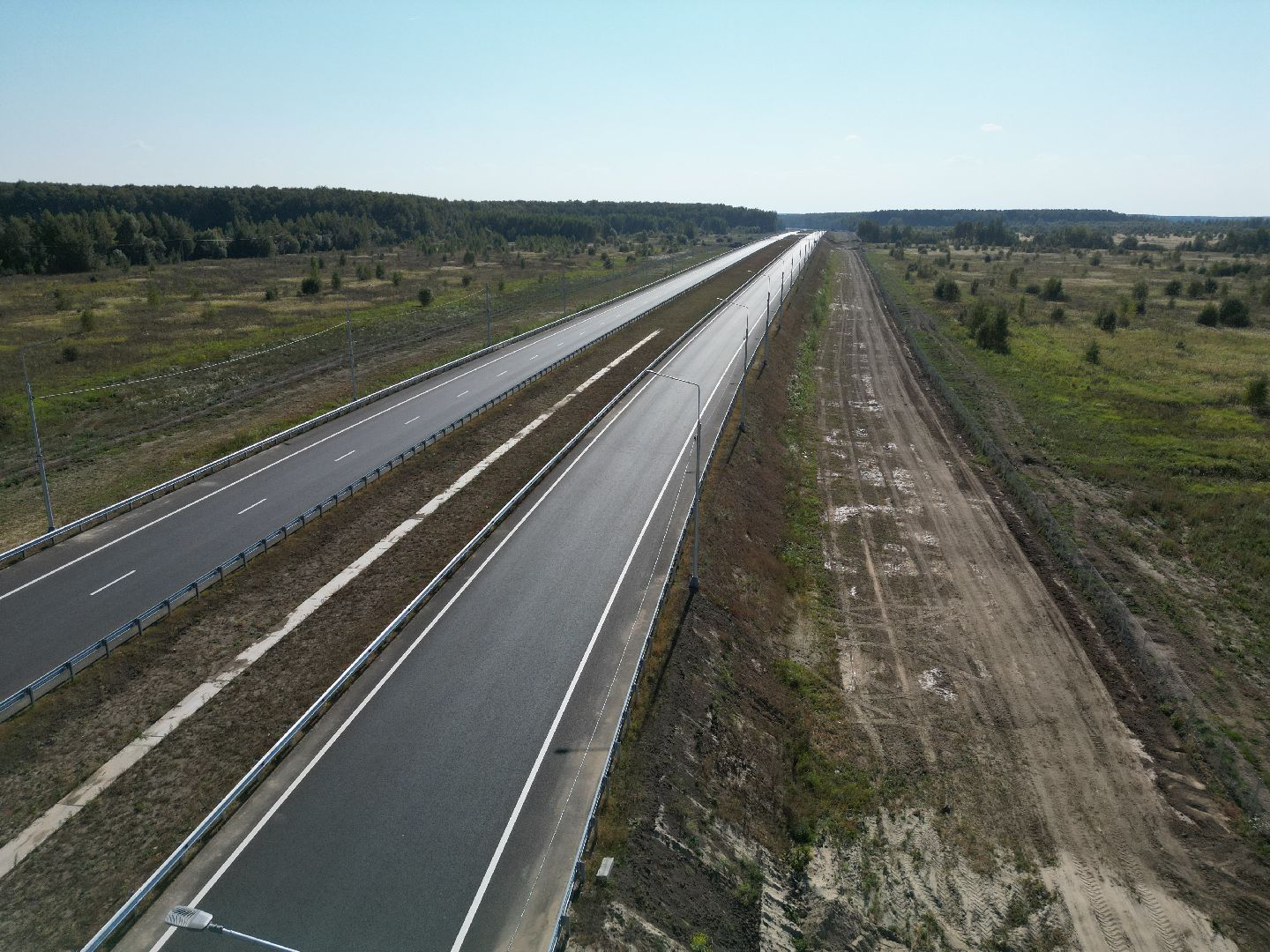 видео с коптера, м5, трасса,