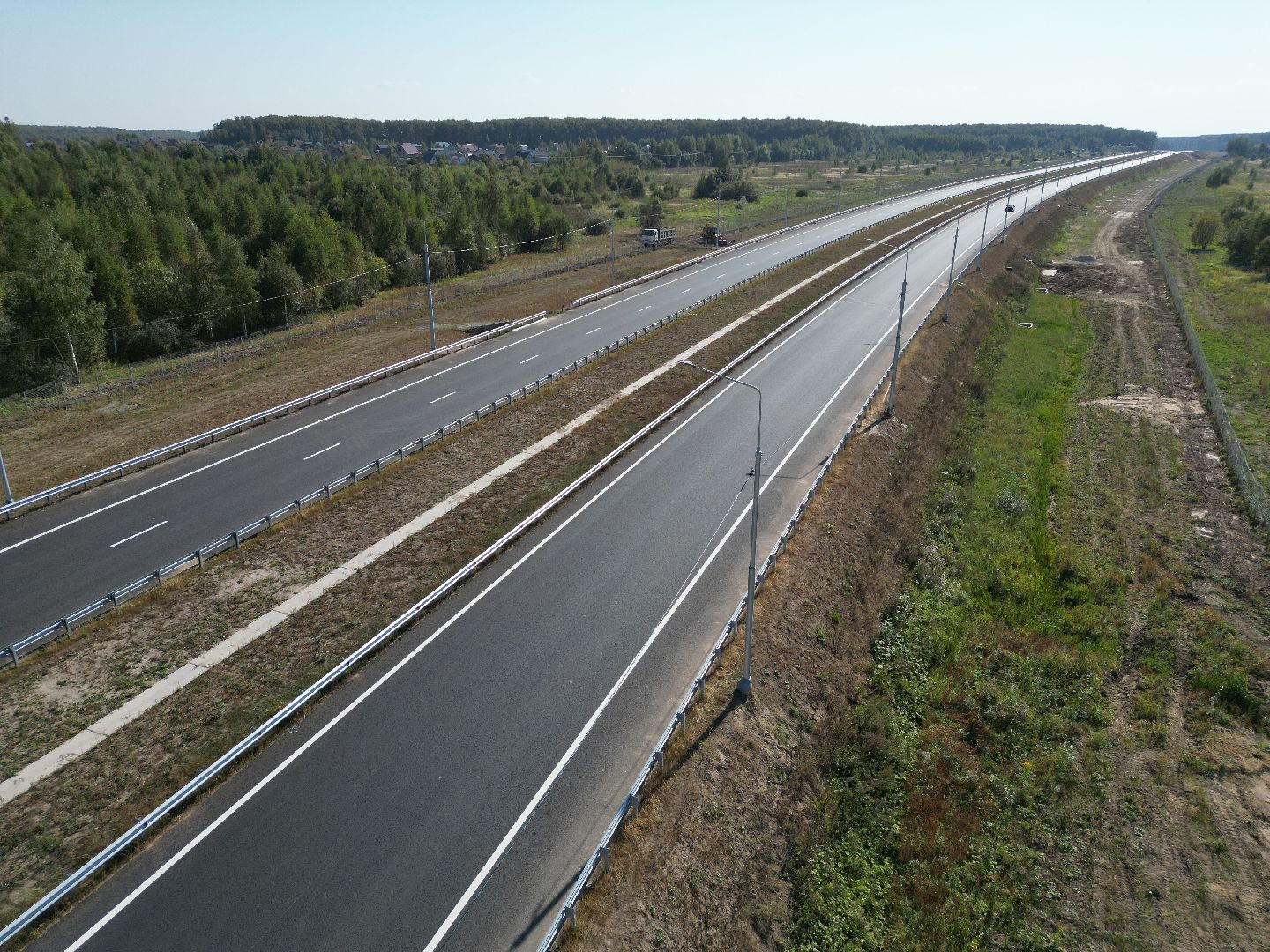 видео с коптера, м5, трасса,